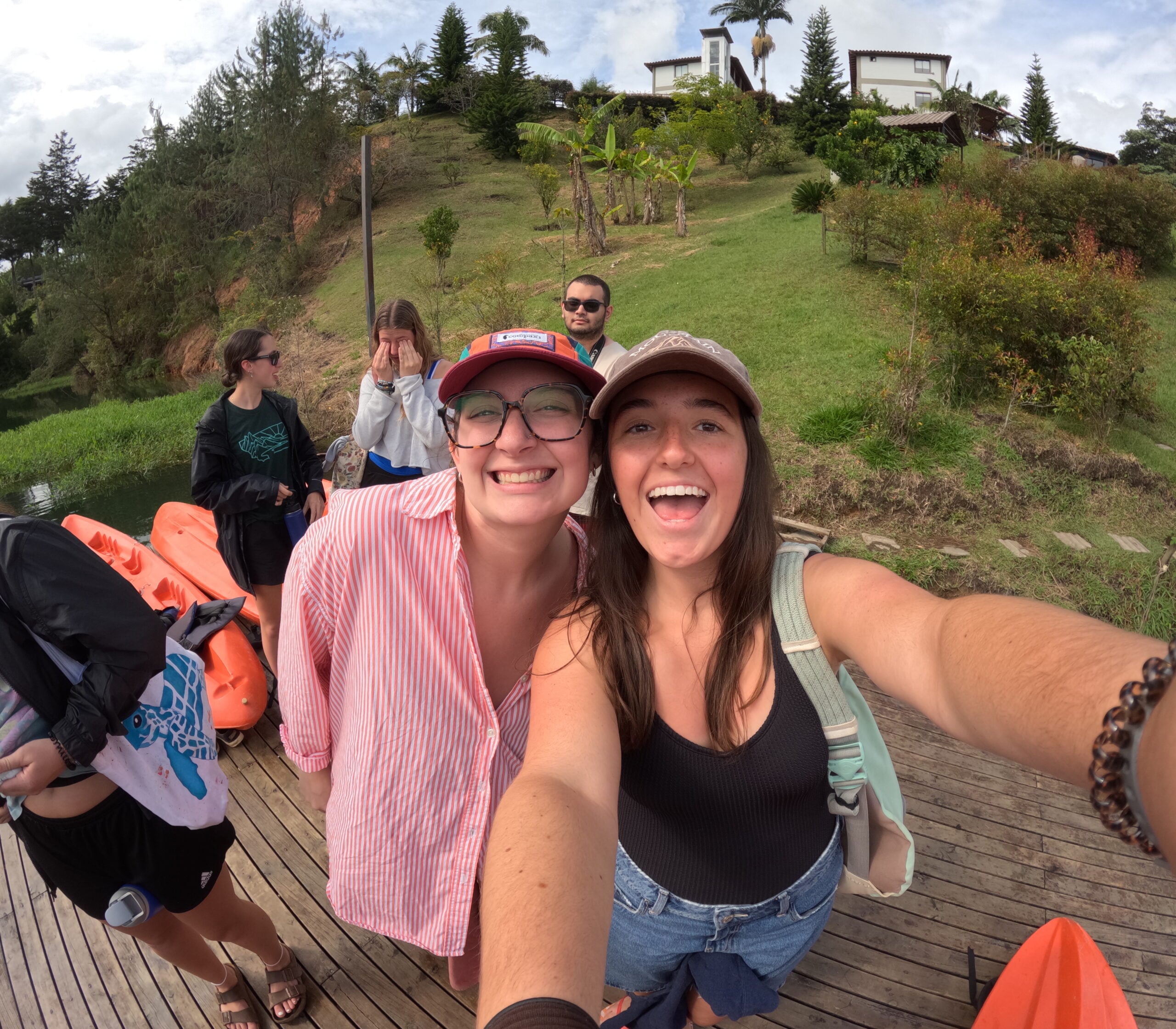 Debrief in Guatapé, Colombia